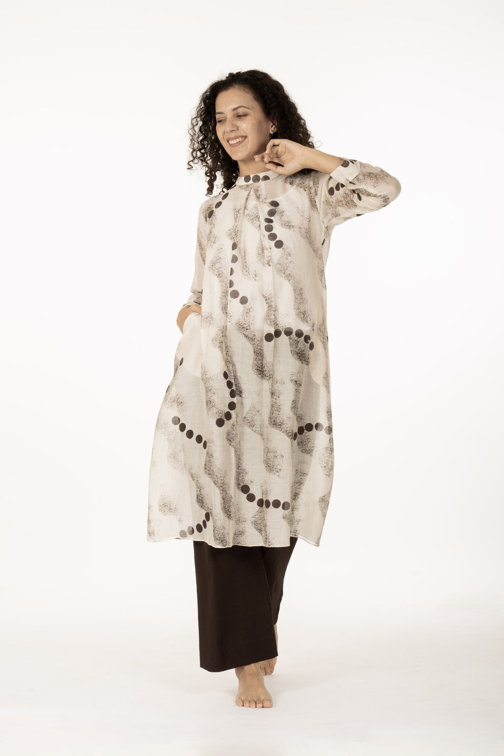Ivory Mist Dress with Bottom
