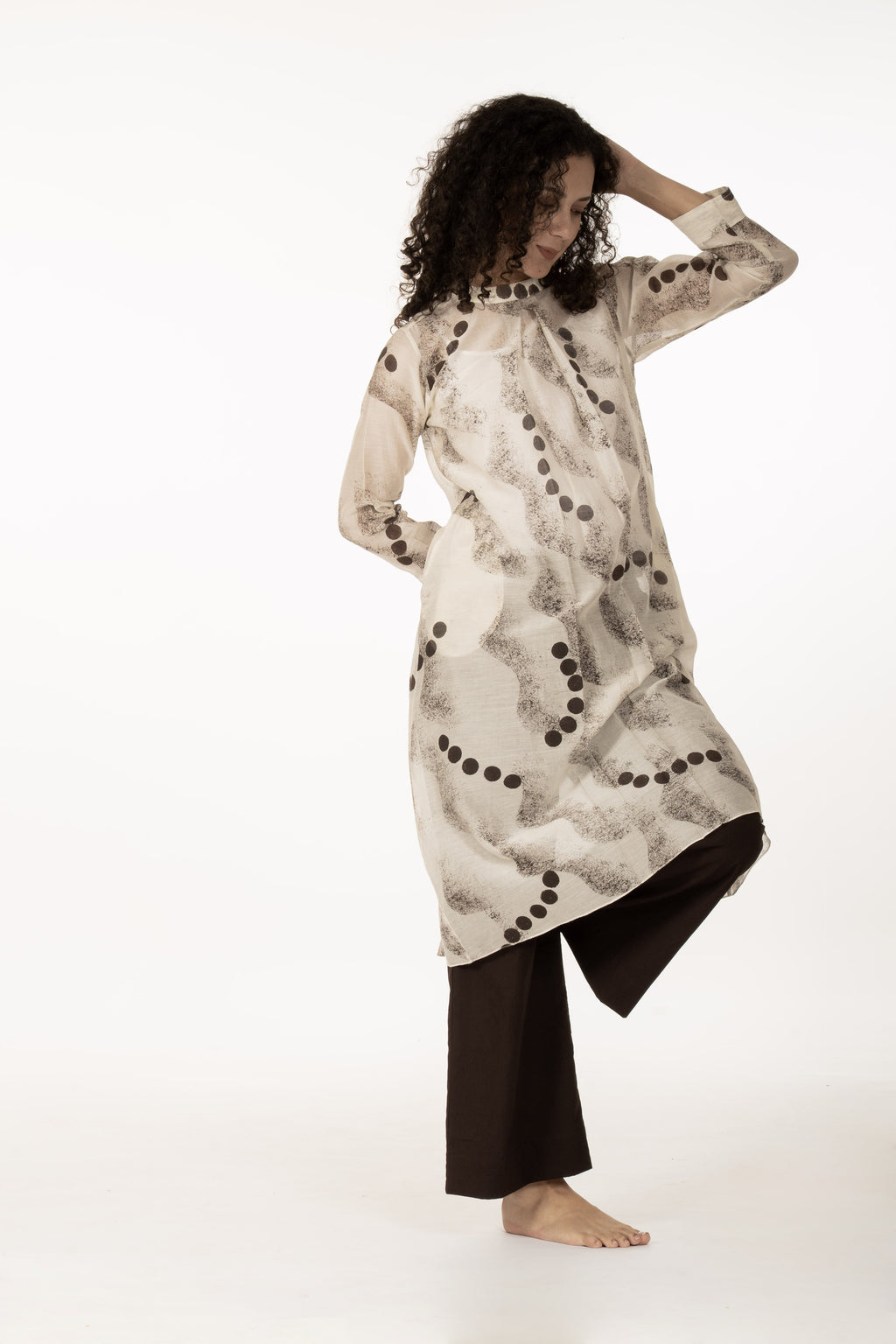 Ivory Mist Dress with Bottom