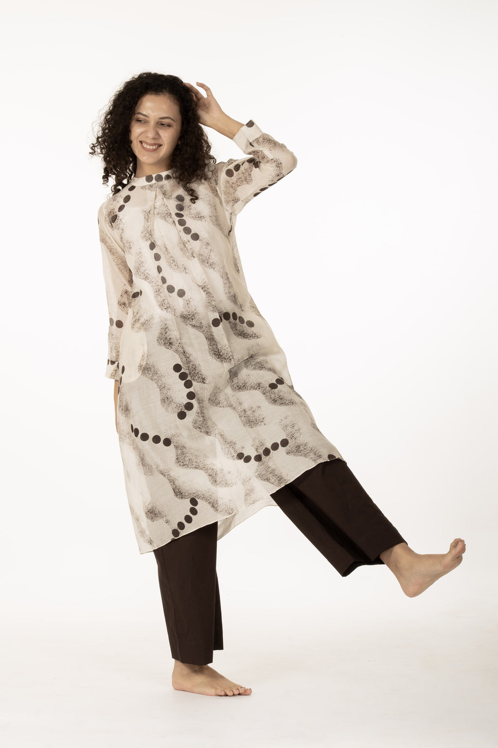 Ivory Mist Dress with Bottom