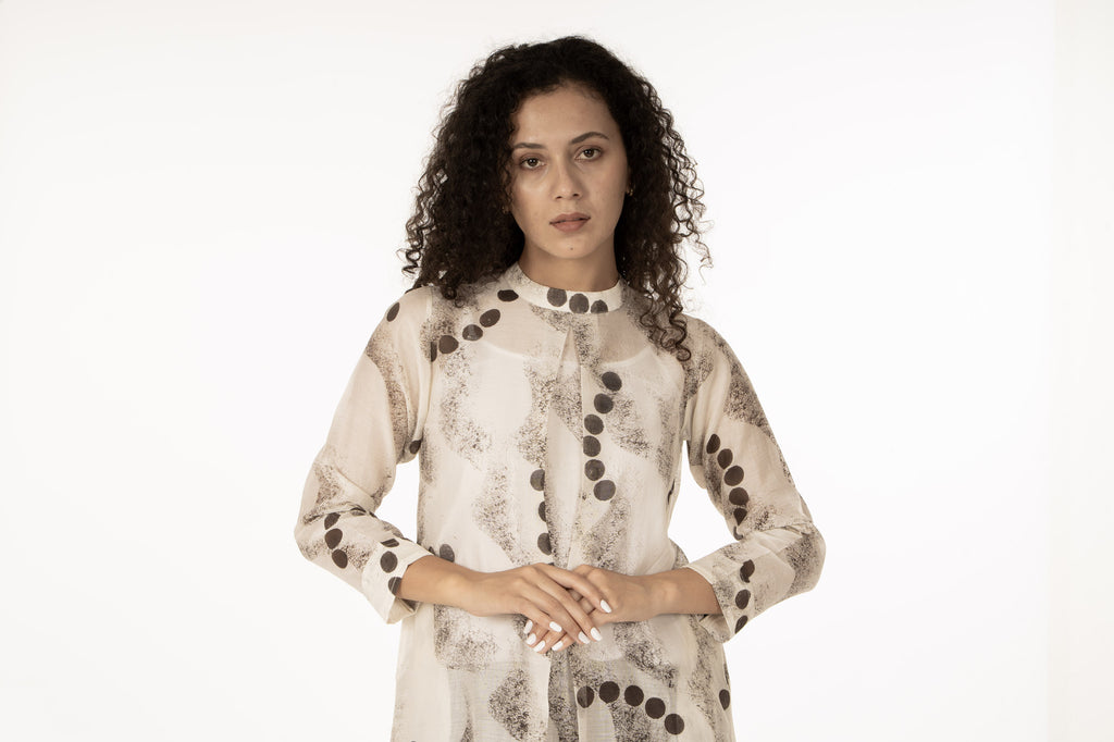 Ivory Mist Dress with Bottom