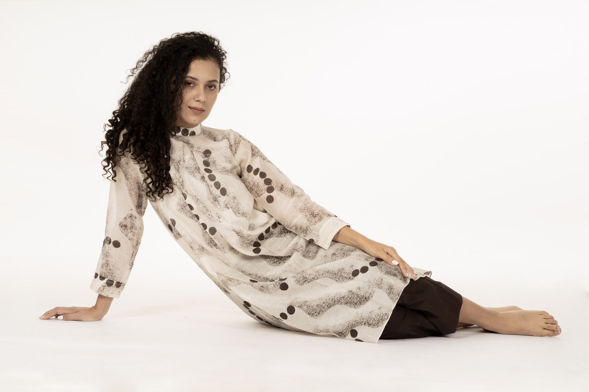 Ivory Mist Dress with Bottom