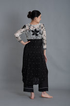 E-Mint Embroidery Dress Co-ord with Scraff