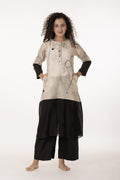 Ivory Shadow Dress with Bottom