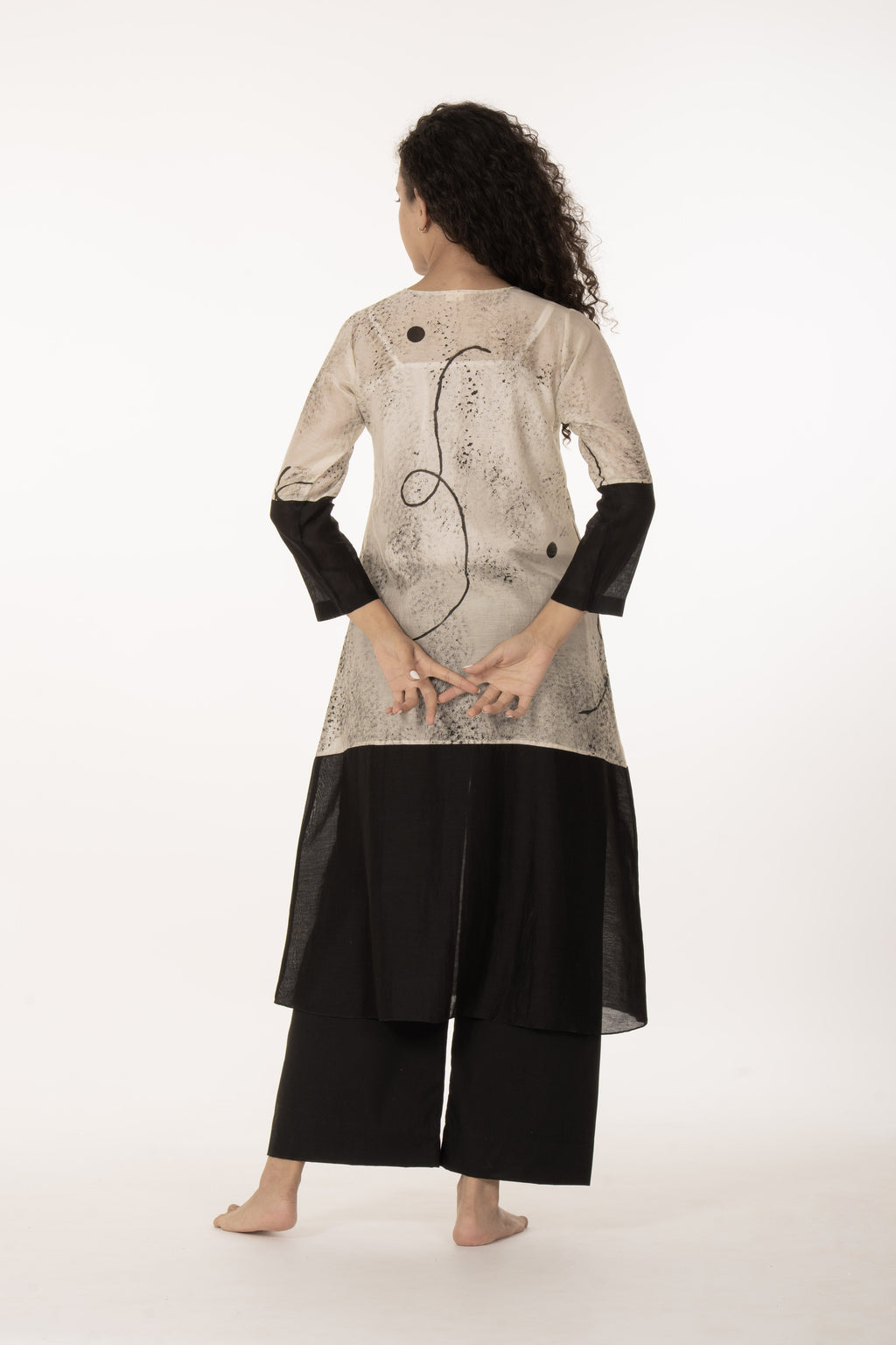 Ivory Shadow Dress Co-ord