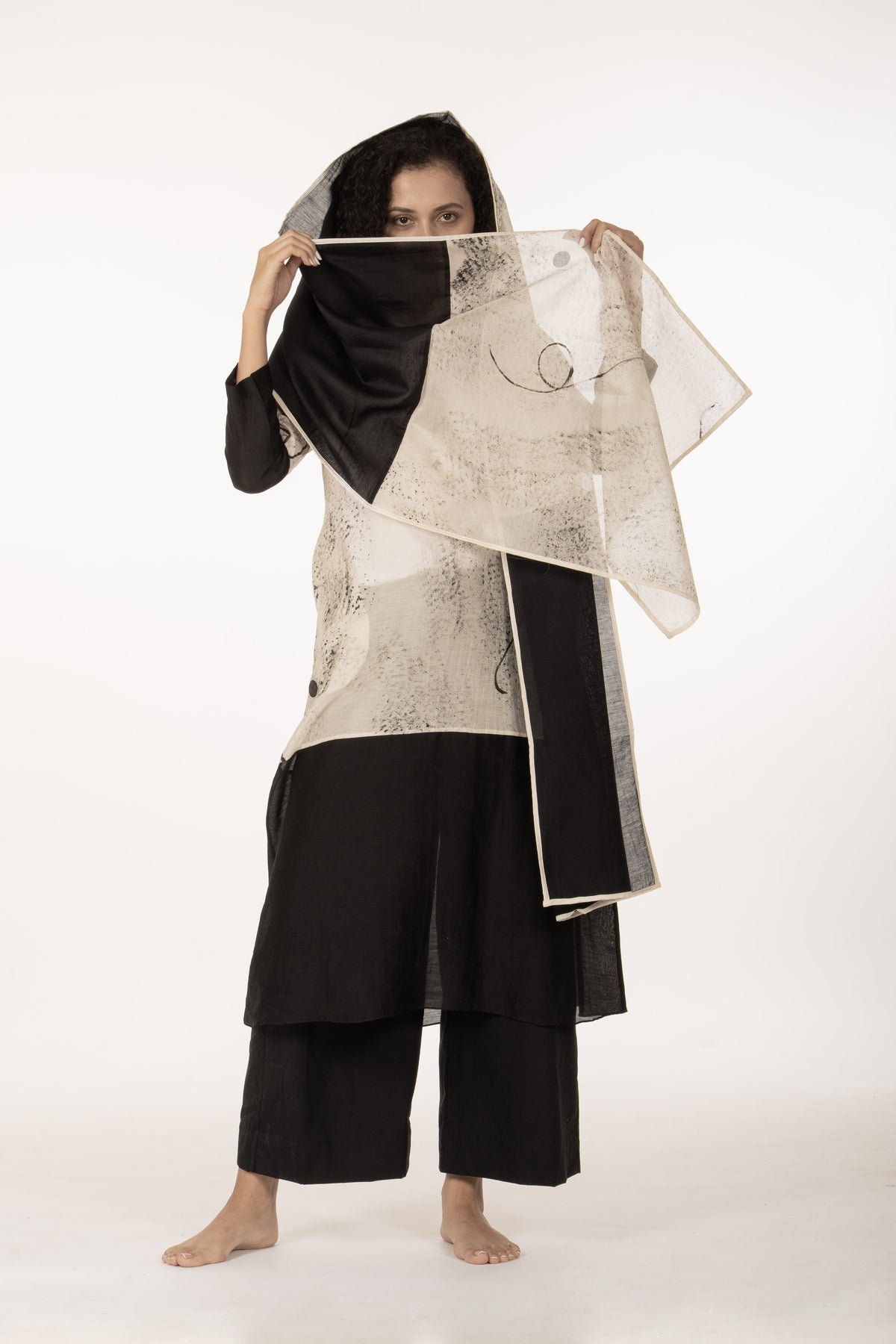 Ivory Shadow Dress Co-ord