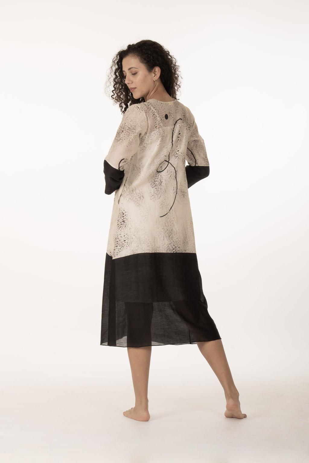 Ivory Shadow Dress