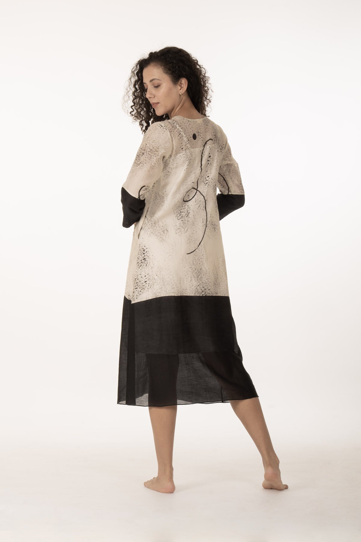 Ivory Shadow Dress