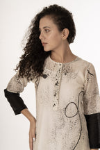 Ivory Shadow Dress