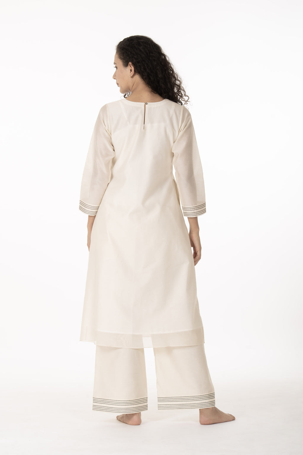 Ivory Grace Handwork Kurta with Bottom
