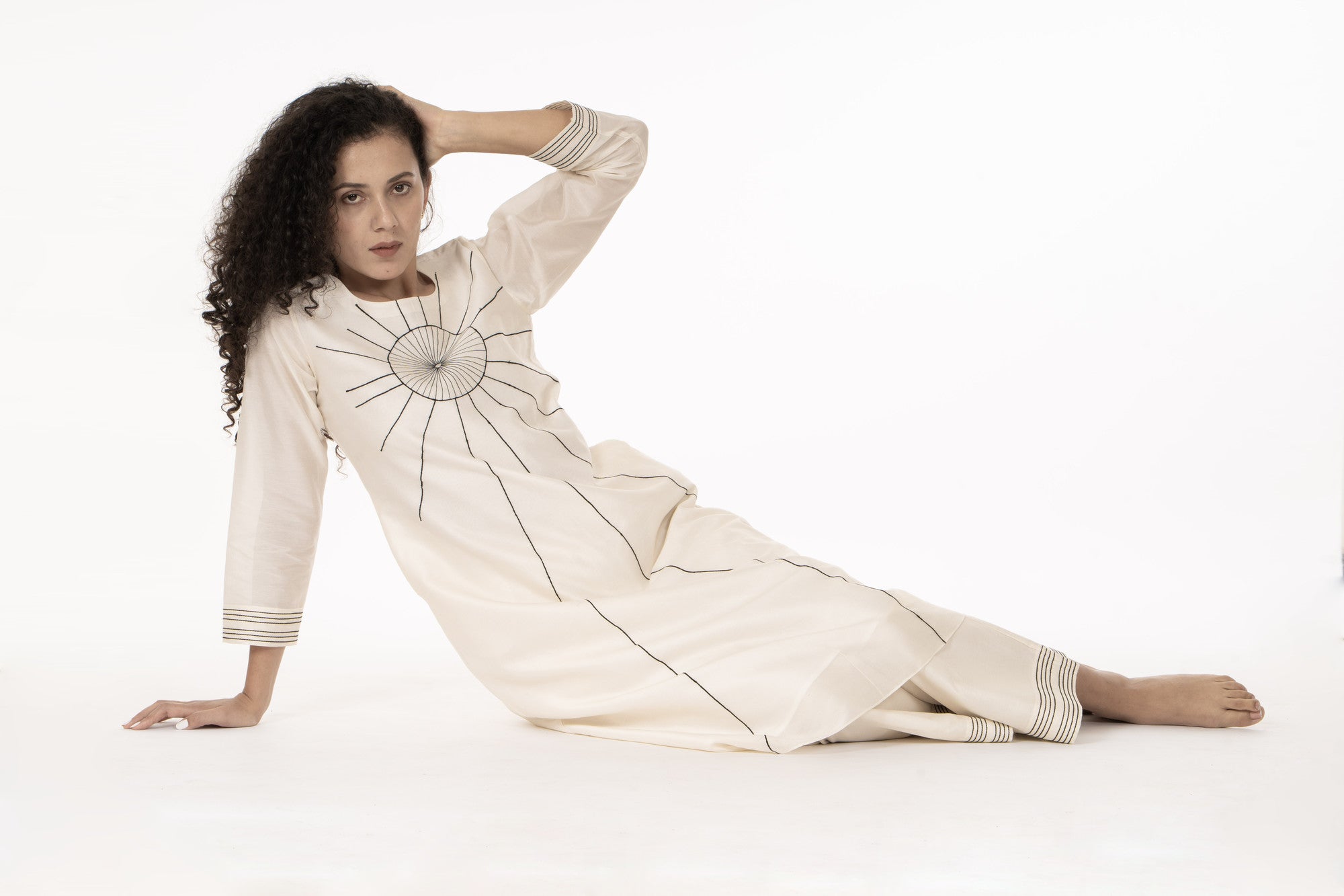 Ivory Grace Handwork Kurta Co-ord