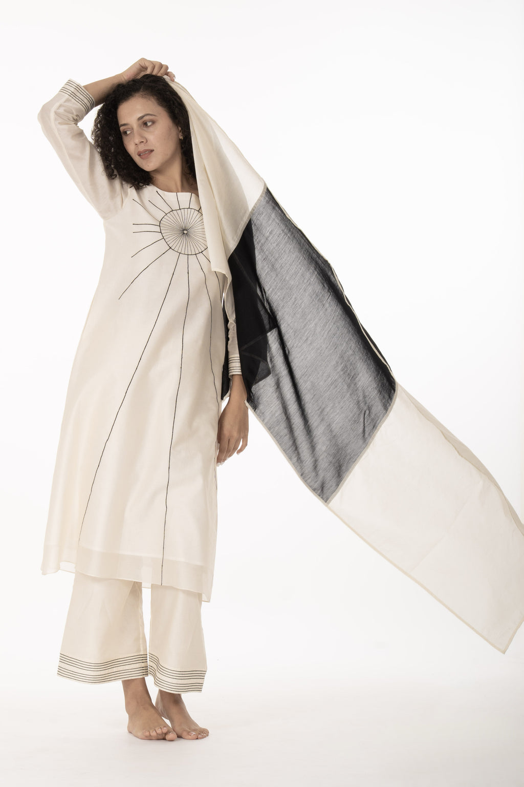 Ivory Grace Handwork Kurta Co-ord