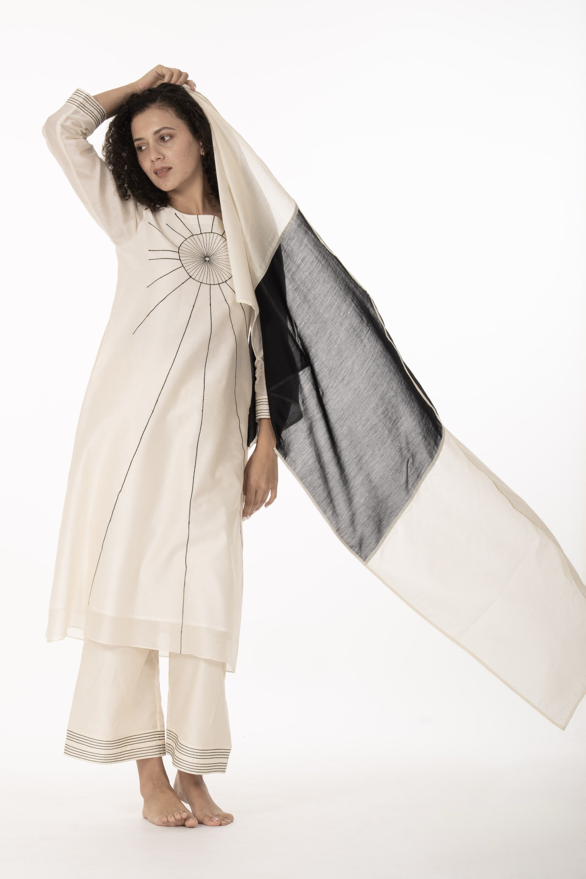 Ivory Grace Handwork Kurta Co-ord