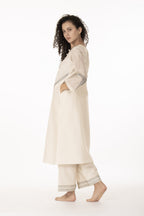Khat Ivory Dress with Bottom