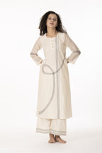 Khat Ivory Dress with Bottom