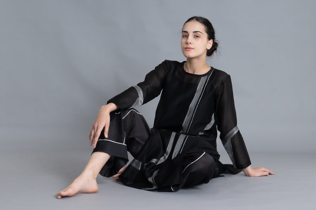 Khat Pantone Embroidered Dress Co-ord