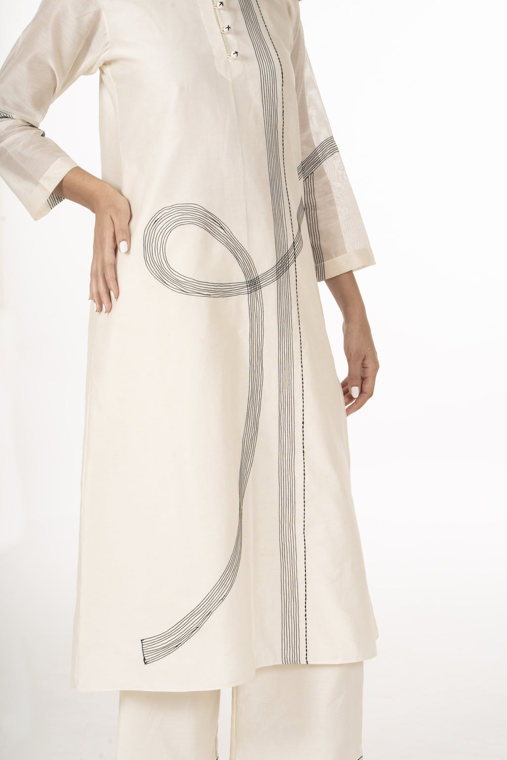 Khat Ivory Dress Co-ord