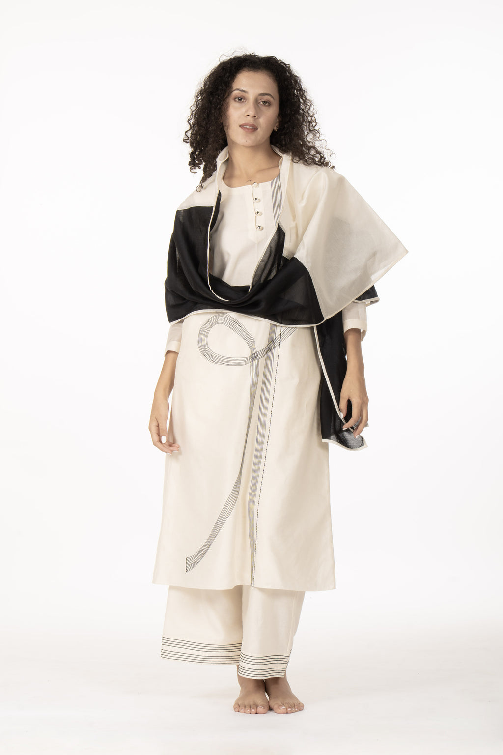 Khat Ivory Dress Co-ord