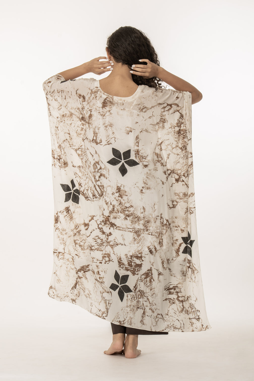 Printed Kaftan with Bottom