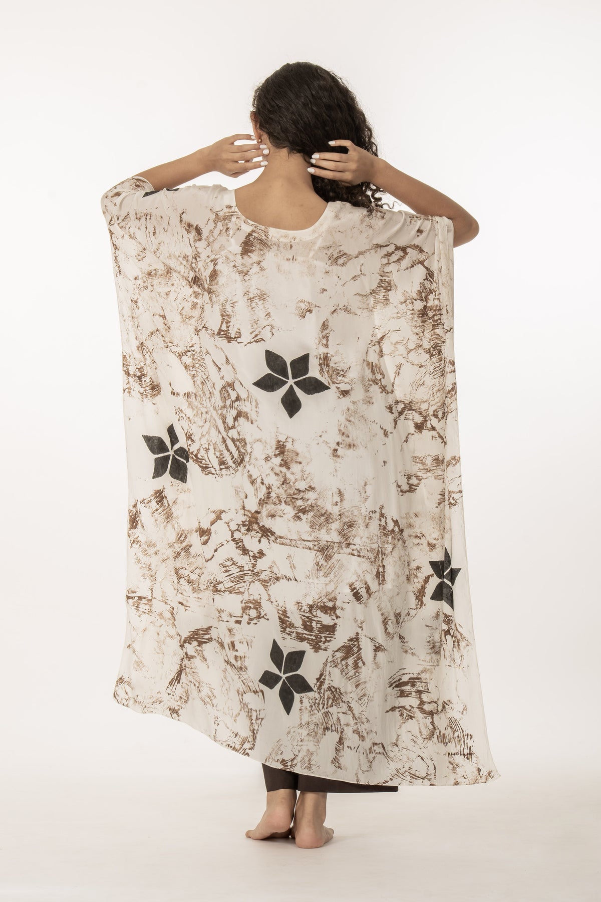 Printed Kaftan with Bottom