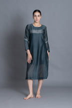 E-Mint Embroidery Dress