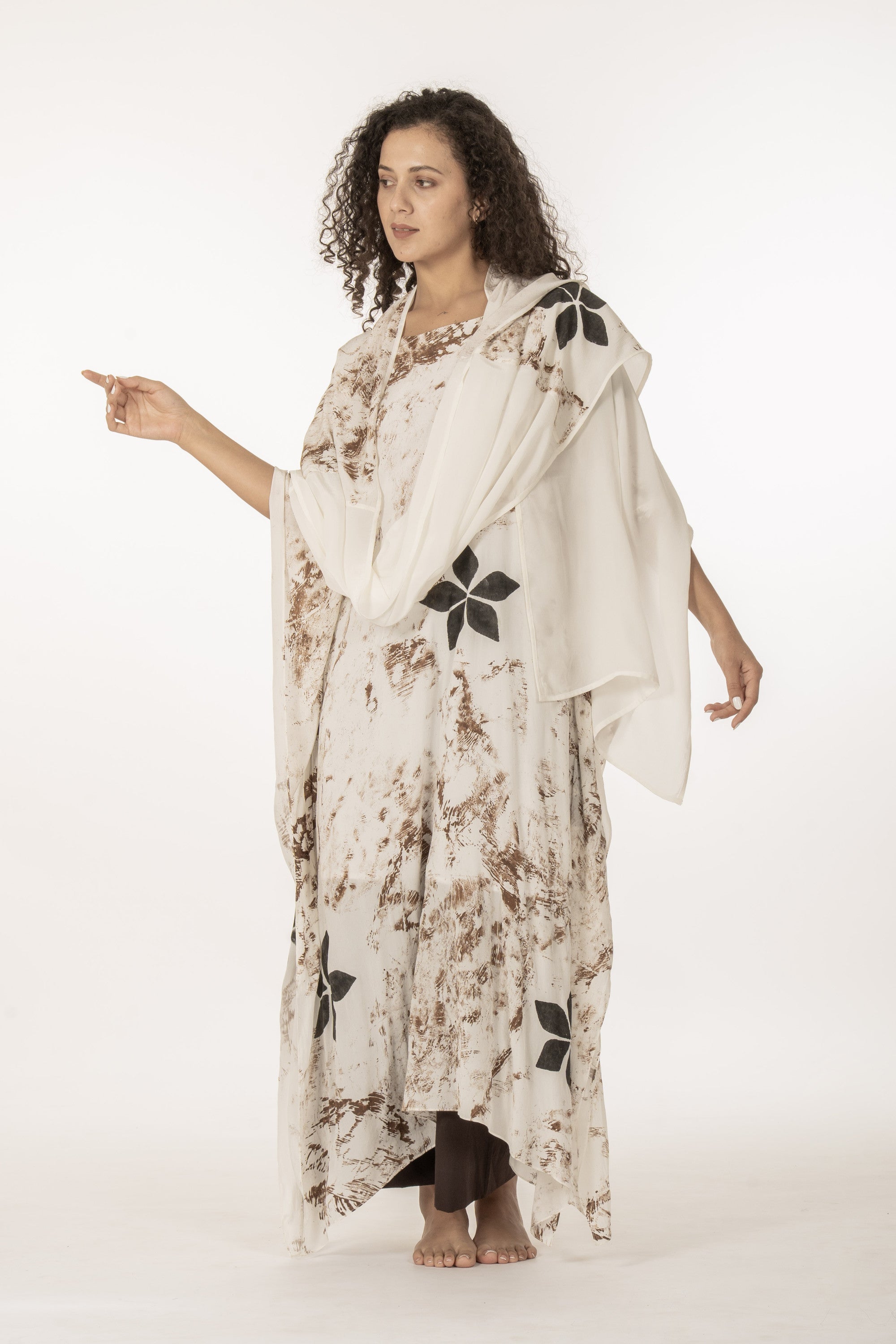 Printed Kaftan Co-ord