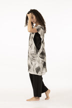 Charcoal Whisper Kaftan co-ord