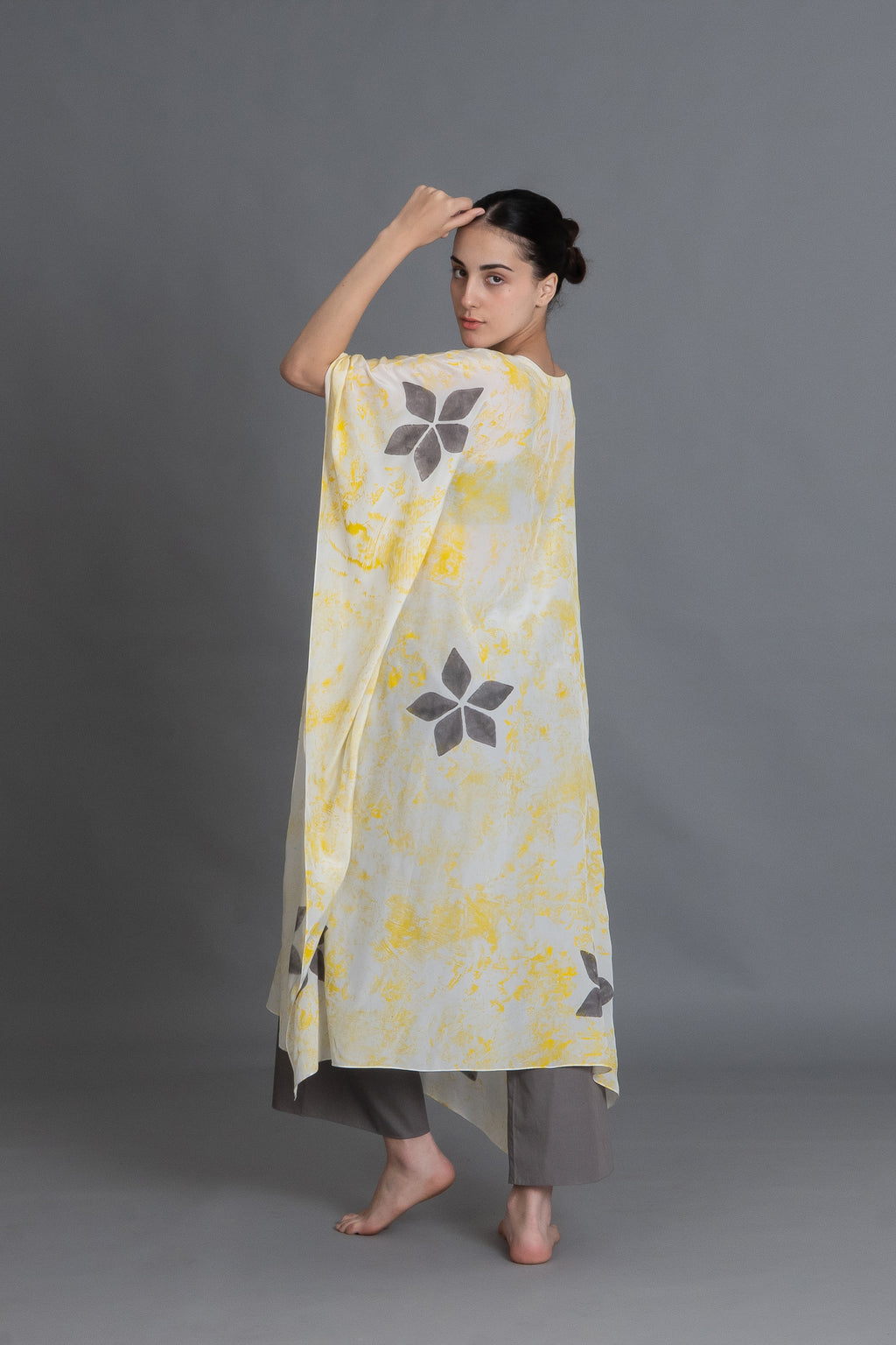 Crezia Silk Kaftan Co-ord