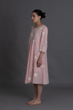 Pastel pink polka Dress