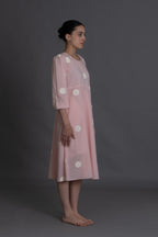 Pastel pink polka Dress