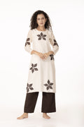 Ivory Bloom Dress with Bottom