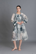 Mint Texture Print Dress