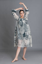 Mint Texture Print Dress