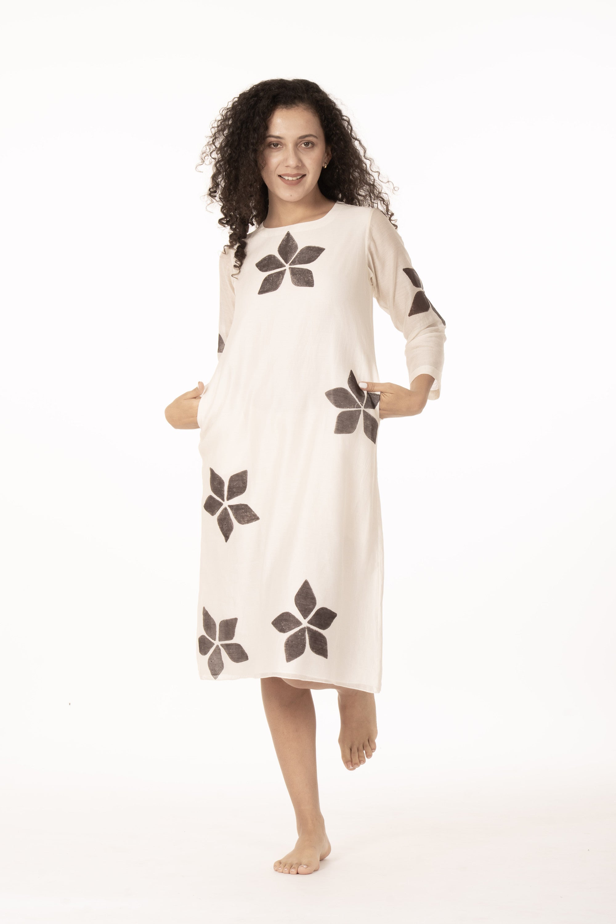 Ivory Bloom Dress