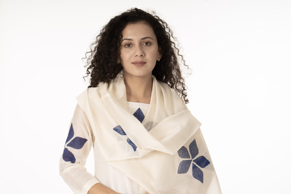 Blue Bloom Kurta Co-ord