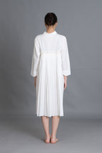 Bright white Pleated Shirt