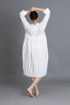 Bright white Pleated Shirt