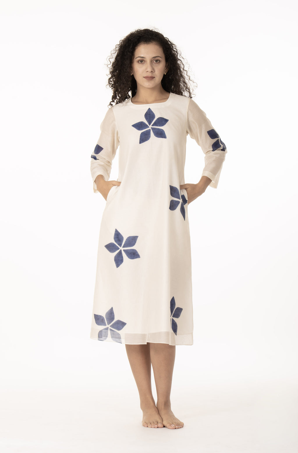 Blue Bloom Kurta