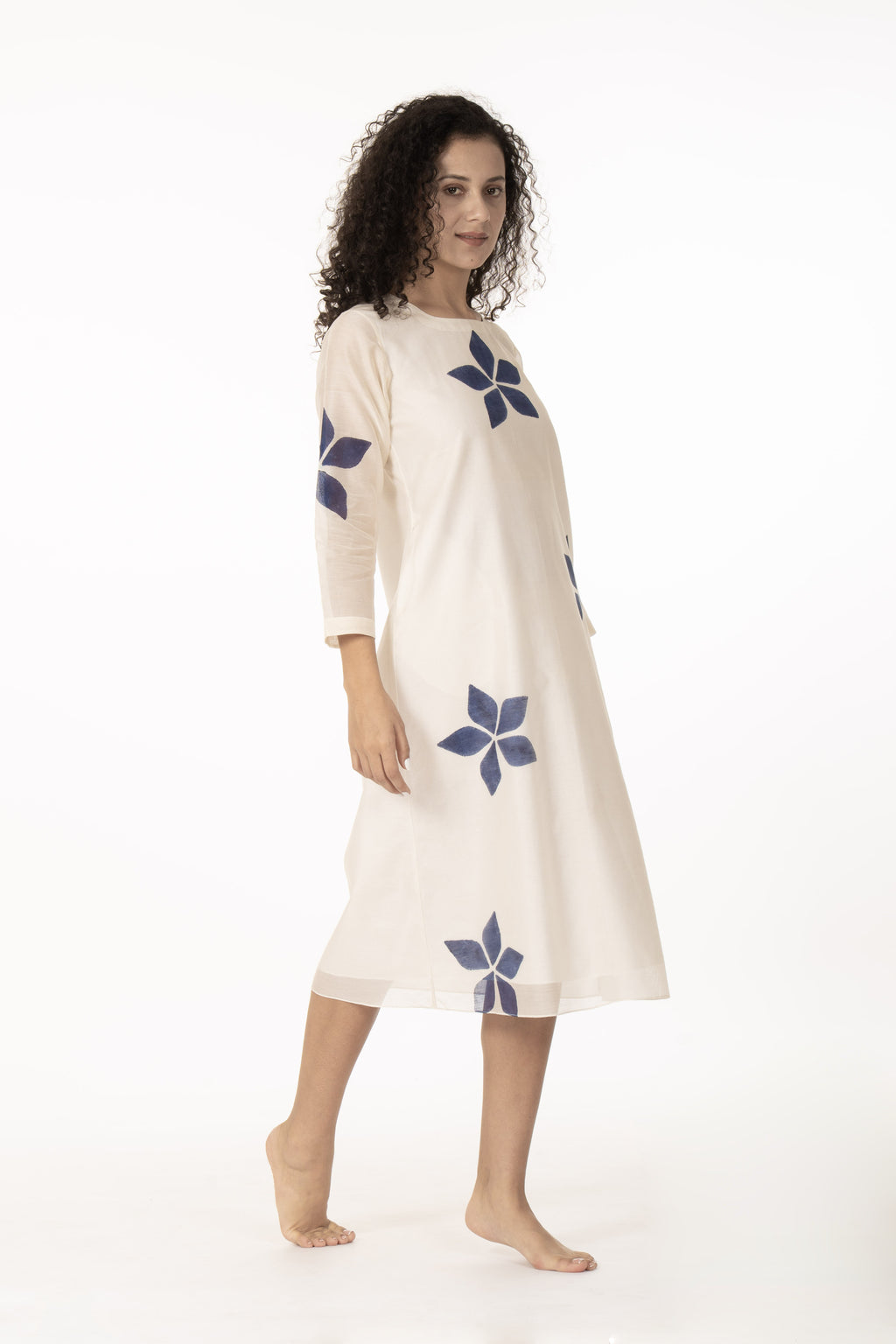 Blue Bloom Kurta