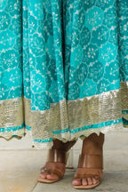Lagoon Blue Cotton Dress