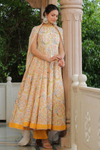 Multicolor Printed Cotton Suit- Set Of 3