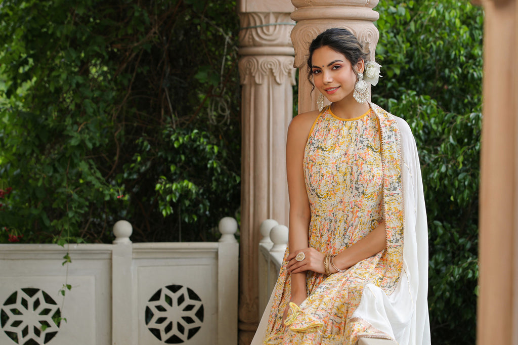 Multicolor Printed Cotton Suit- Set Of 3