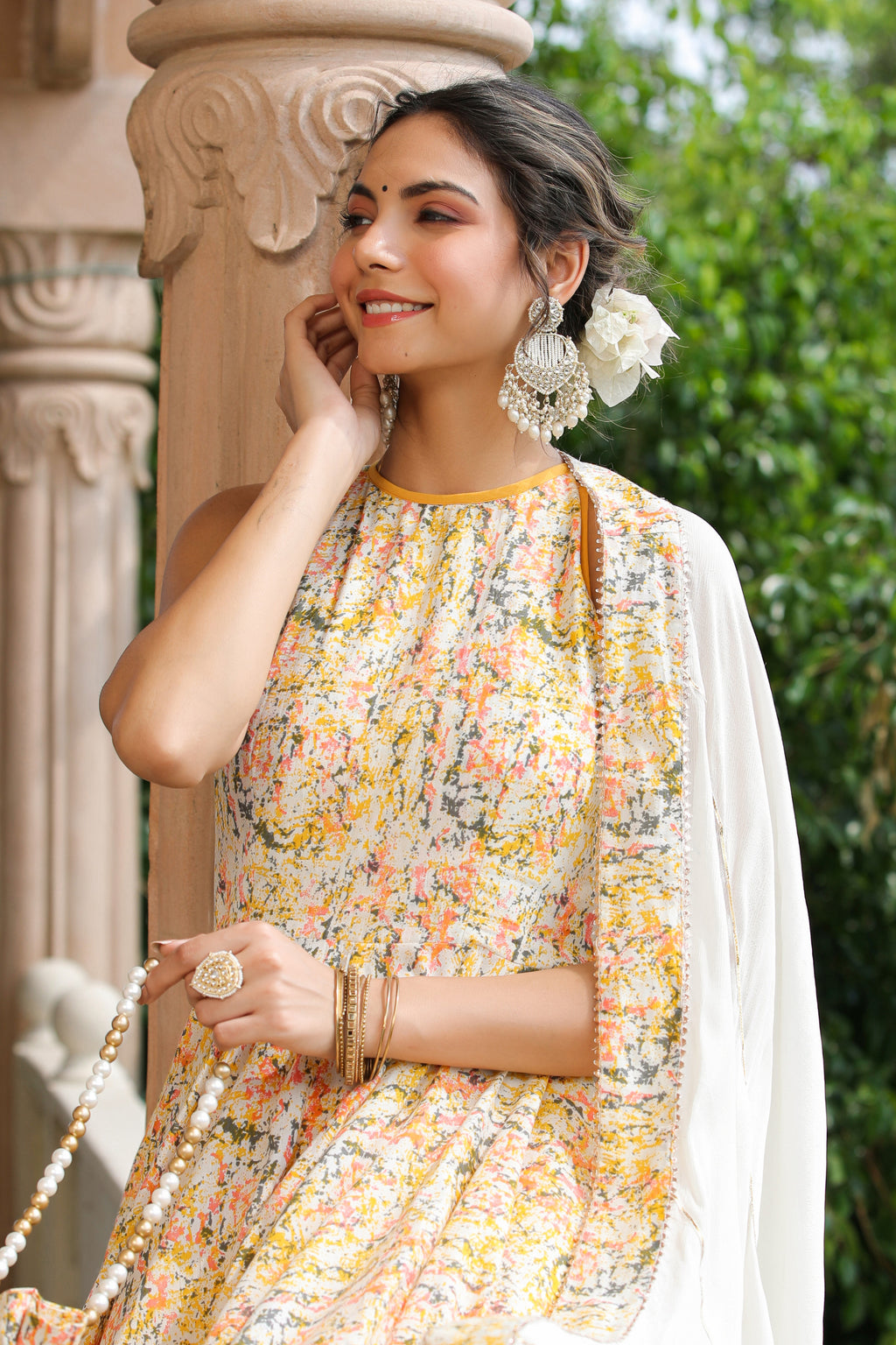 Multicolor Printed Cotton Suit- Set Of 3