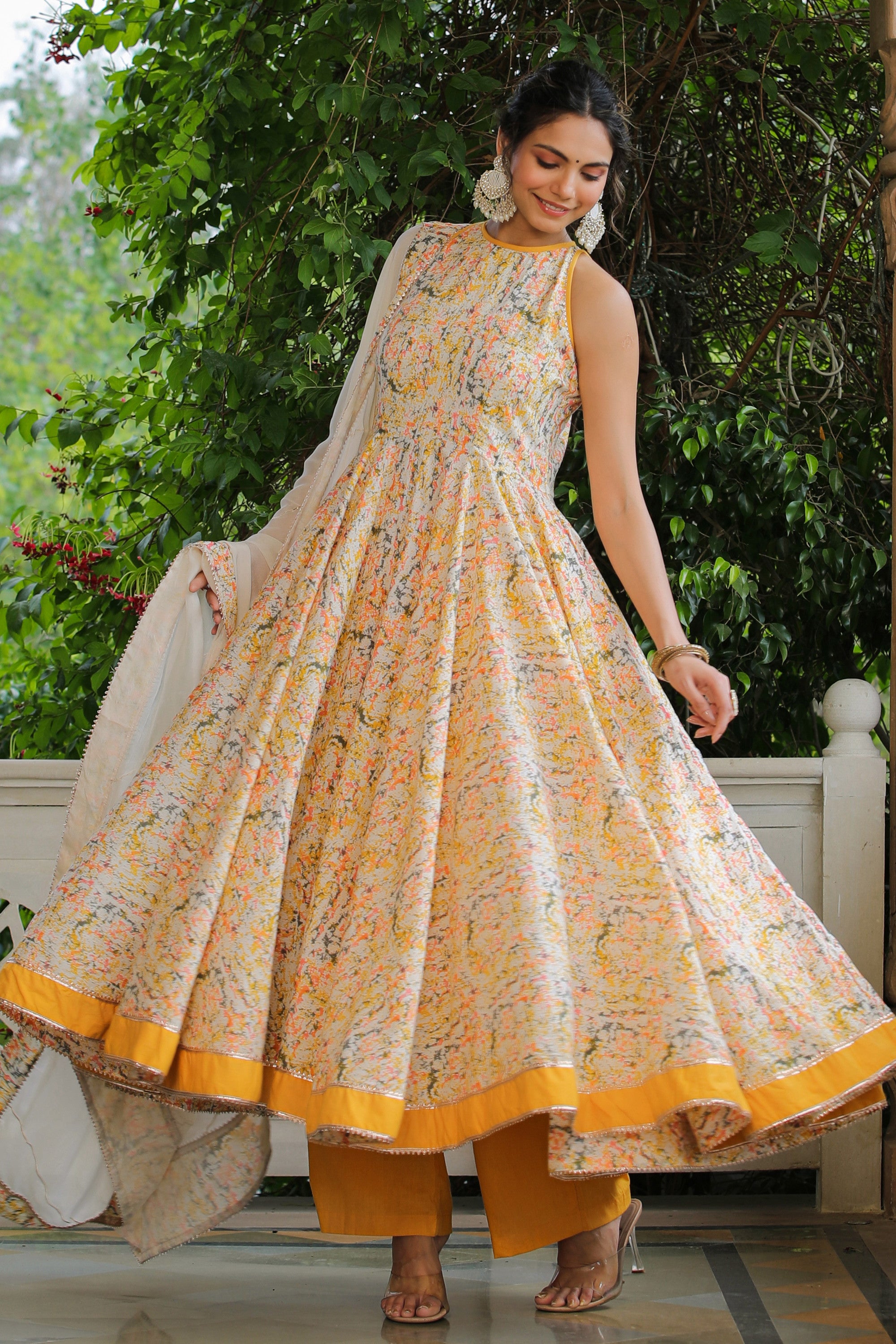 Multicolor Printed Cotton Suit- Set Of 3
