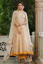 Multicolor Printed Cotton Suit- Set Of 3