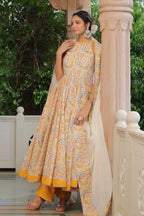 Multicolor Printed Cotton Suit- Set Of 3