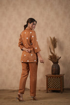 Shantoon Female Brown Coord Set