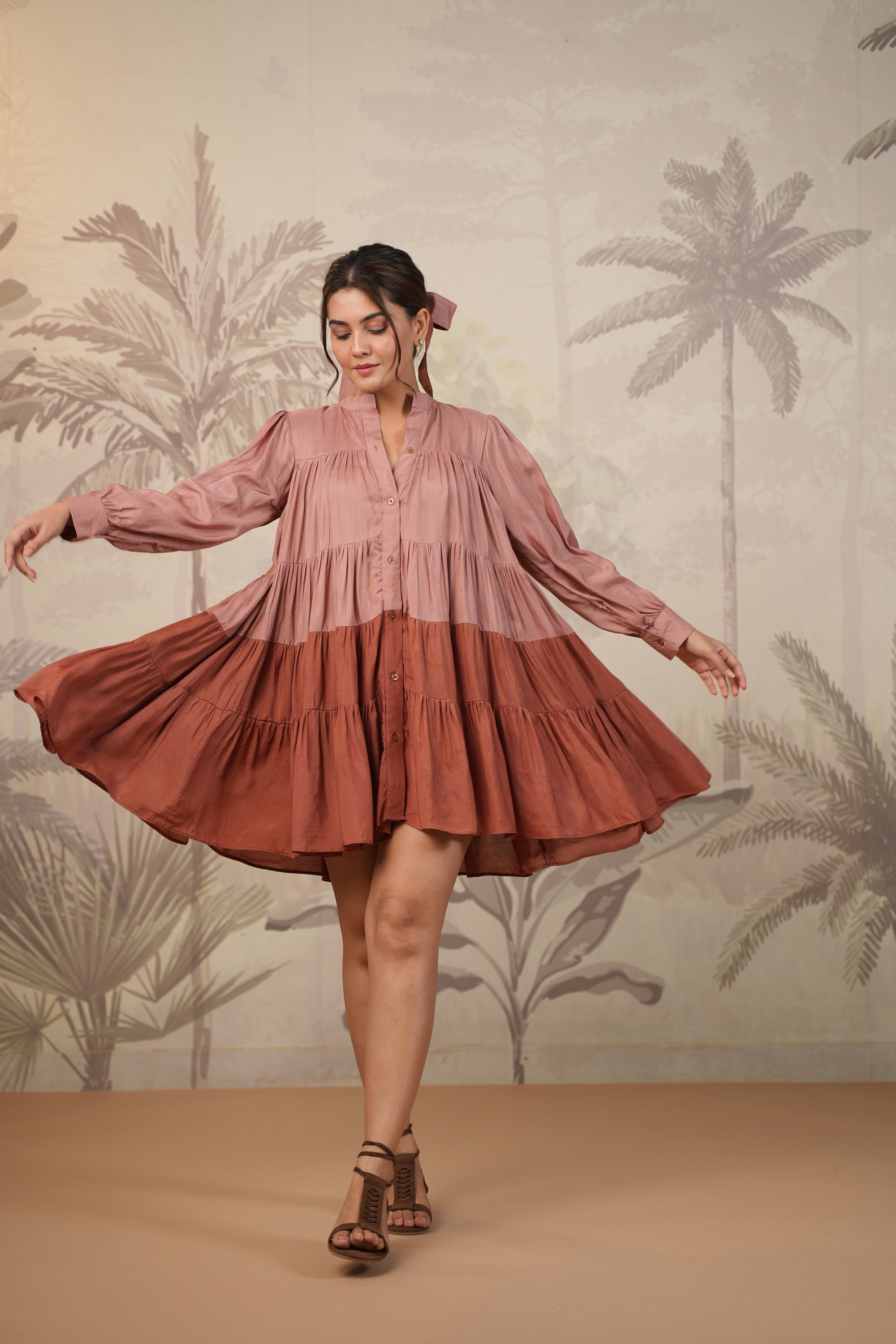 Shantoon Female Rose Pink Dress
