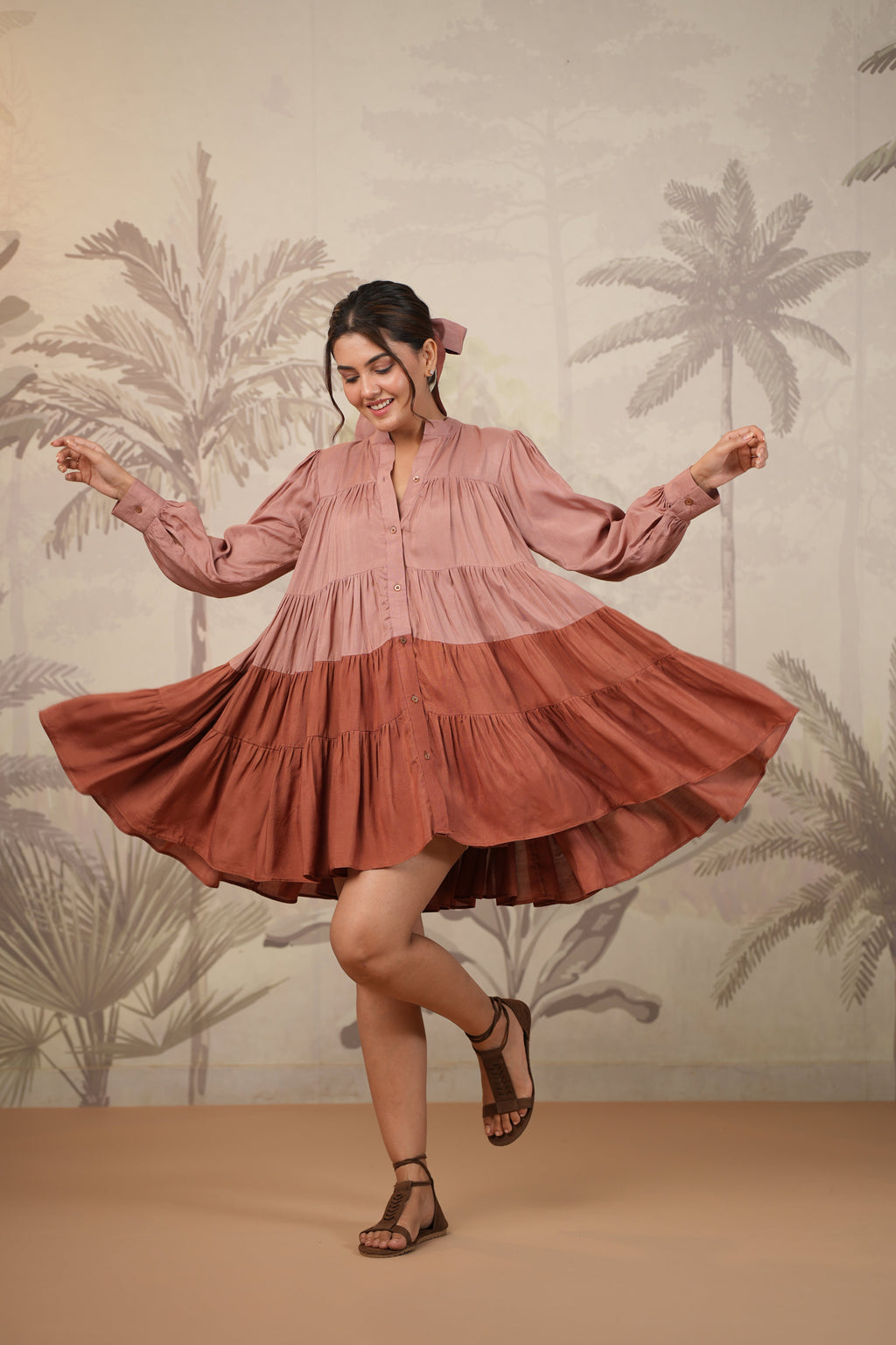 Shantoon Female Rose Pink Dress