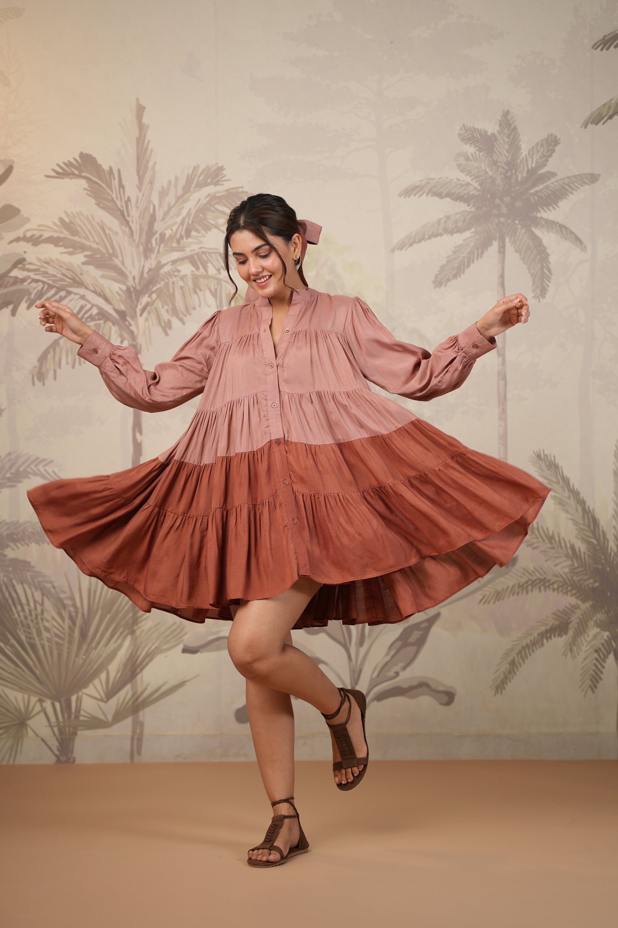 Shantoon Female Rose Pink Dress