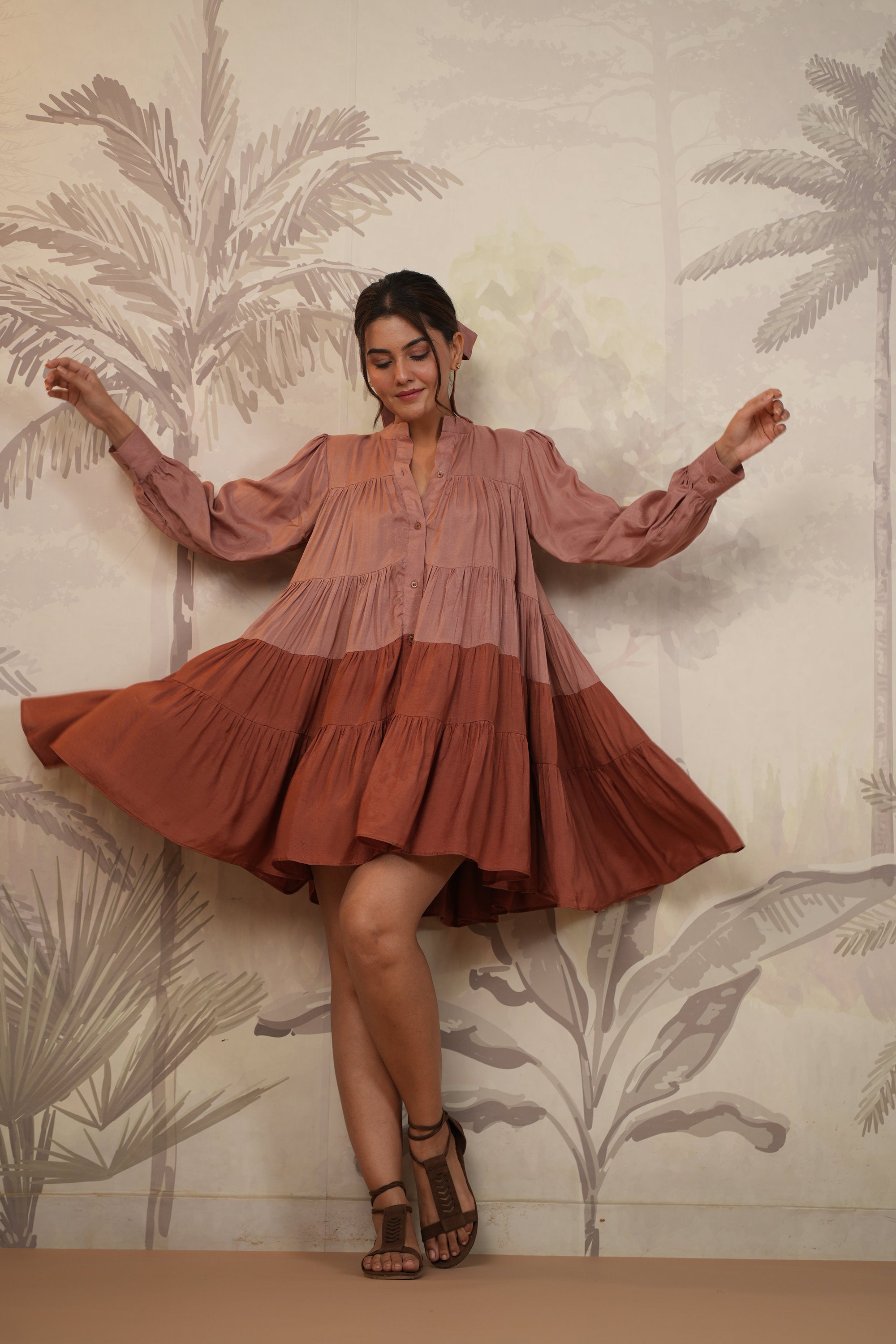 Shantoon Female Rose Pink Dress